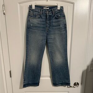 Grlfrnd denim The Linda crop fit size 27 NWT